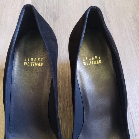 STUART WEITZMAN SUEDE BUCKLE SHOES - Picture 5 of 14